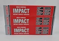 Image of 3 x Evo-Stik Multi Purpose Impact Instant Contact Adhesive - High Strength 65g
