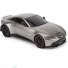 Image of Aston Martin Vantage RC Remote Control Car Scale 1:24 Grey By CMJ RC Cars NEW