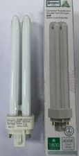 Image of 1x 26W Crompton Dimmable G24q-3, 4 pin, 4000K 840 Low Energy CFL Light Bulb Lamp