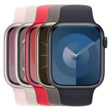 Image of Apple Watch Series 9 - 41mm 45mm, GPS LTE, Aluminium Steel - Sport Band - Good