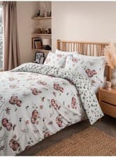 Image of Pumpkin Duvet Cover Set Single Autumn Halloween Winter Fall Print Duvet