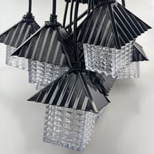 Image of Clearance Sale LED Festoon String Lights 10 Bulbs Warm White 3000K Weatherproof