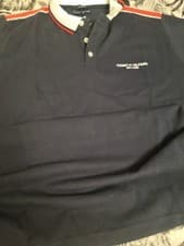 Image of Polo Tommy Hilfiger Navy Blue Size Xxl Delivery Free UK Send Same Day