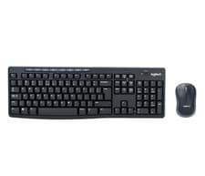 Image of New Logitech MK270 Wireless UK QWERTY KeyBoard and Mouse Combo Set Black
