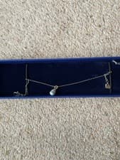 Image of Swarovski Blue Bracelet 1136269 New In Original Box .
