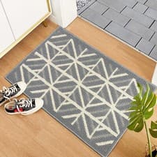 Image of Washable Non-Slip Doormat 60 x 90 cm Absorbent Floor Mat Indoor/Outdoor