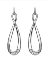 Image of Hot Diamonds Flourish Sterling Silver/Genuine Diamond Earrings- NWB RRP £129