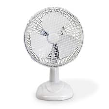 Image of 6" Cooling Desk Fan 2 Speed Cool Home office Oscillating Pedestal Standing Fan
