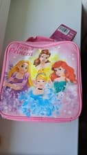 Image of Disney Princess Forever Princess Glitter Lunch Bag, Insulated Kids School Lunch