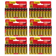 Image of Eveready AA Alkaline Gold Batteries 48 Pack Long Lasting Power for Household Use
