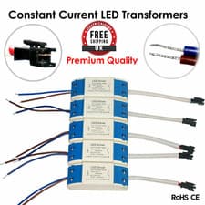 Image of Constant Current LED Driver 3W/5W/7W/9W/12W/18W/24W/36W Transformer DC 8V-137V