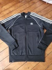 Image of Adidas Black Zip Jacket
