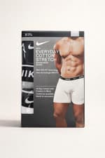 Image of Nike Boxers 3 Pack - (Black, White & Grey) Dri FIT Everyday Cotton