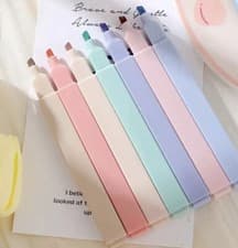 Image of Highlighters pastel colours 6pcs