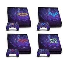 Image of GOTHAM KNIGHTS CHARACTER ART VINYL SKIN DECAL FOR SONY PS4 CONSOLE & CONTROLLER