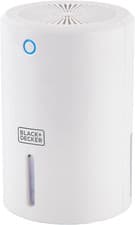 Image of BLACK+DECKER BXEH60001GB 900Ml Portable Mini Dehumidifier, White