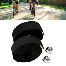 Image of 2PCS Handlebar Tape Anti Slip Shock Absorption Wear Resistant Black CUT