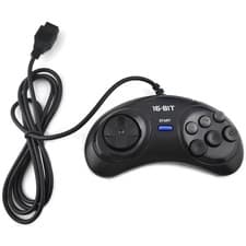 Image of 6 Button Gamepad Controller For SEGA MegaDrive mega drive 1 & 2 consoles