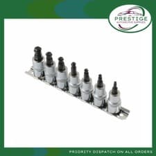 Image of Laser Tools Ball End Hex Socket Bit Set 3/8"D 7pc - MPN 2179