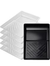 Image of Paint Tray, 6 Inches Plastic Paint Tray with 5 Pcs Paint Pan Liners