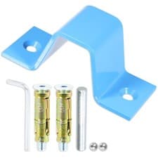 Image of Wall Ground Security Anchor 65mm x 160mm Motorcycle Bicycle Steel Chain Lock Kit