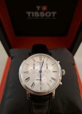 Image of Tissot Mens Carson Premium 41mm Chronograph Rrp £425 Barely Used
