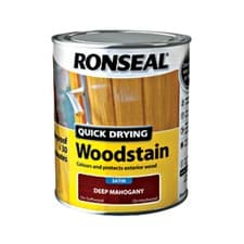 Image of RONSEAL Quick Drying Wood Stain SATIN - All Colours Available