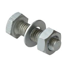 Image of ForgeFix 100NUT8 Hexagon Nut ZP M8 Bag 100