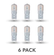 Image of G9 LED Bulb 2.5W - 20W Halogen Warm / Cool / Daylight White Crompton / V-TAC