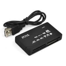 Image of Memory Card Reader All In One USB SD SDHC Micro M2 MMC XD CF MS T-FLASH Adapter