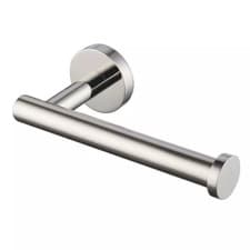 Image of New Stainless Steel Toilet Roll Holder and Towel Ring Set Bathroom Wall Mounted
