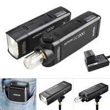 Image of GODOX AD200 2.4G TTL Pocket Flash Kit 1/8000 HSS Speedlite Dual Light Head