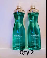 Image of Method Washing Up Liquid, Green Tea & Citrus, 532 ml x 2