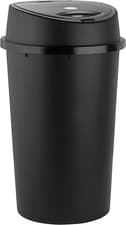 Image of ® TOUCH TOP 45L BLACK BIN with - REMOVABLE LID - HEAVY DUTY DUSTBIN | INDOOR | O