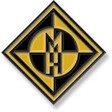 Image of MACHINE HEAD Metal Pin Badge: DIAMOND LOGO: Official Merchandise fan gift £pbd