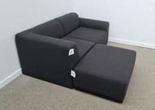 Image of SWOON Hessen LHF Corner Sofa in Slate Wool (1040)