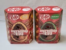 Image of 2 x KitKat INCREDIBLE Marbled EGG Chocolate Easter Egg bundle (2 x 379g eggs)