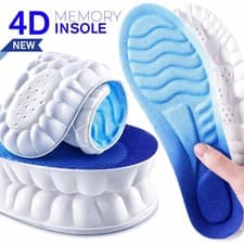 Image of 4D Memory Foam Orthotic Insoles for Heel & Plantar Fasciitis Pain Trainer Insole