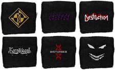 Image of official LOGO SWEATBAND - MACHINE HEAD creeper DESTRUCTION korpiklaani DISTURBED