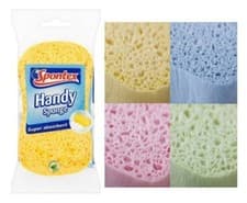 Image of Super Absorbent Extra Thick Flexible Cleaning Sponge Spontex Handy x Case of 6