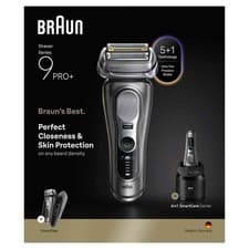 Image of Braun Series 9 Pro+ Shaver with Cleaning, Charging Station & Power Case 9675cc