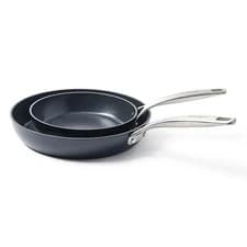Image of GreenPan Copenhagen Frying Pan Set 20cm 28cm Aluminium Non Stick Cookware