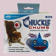 Image of JML Chuckle Chums Shark Interactive Dog Toy Movement Sound New in Box