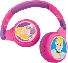 Image of Lexibook Disney Princess Bluetooth and Wired Foldable Headphones - HPBT010DP
