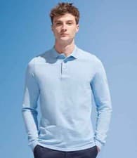 Image of SOL'S Winter II Long Sleeve Cotton Piqué Polo Shirt 12+ Colours