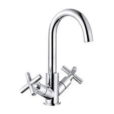 Image of Delphi Henlow Modern Kitchen Sink Mixer Tap - Chrome