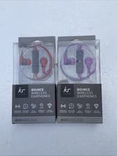 Image of KitSound Bounce Wireless Bluetooth In-ear Earphones - Purple