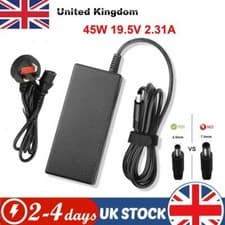 Image of For Dell Inspiron 11 13 14 15 3000 5000 7000 Laptop Charger 45W Adapter Cable UK