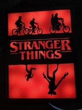 Image of Stranger Things LED Lightbox - USB Power With Switch - Red