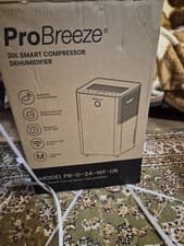 Image of Pro Breeze Premium 20L Smart Day Compressor Dehumidifier, White